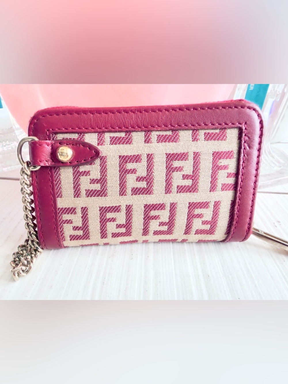 Rare Fendi Chain Card Wallet - Picture 3 of 10